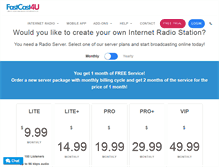 Tablet Screenshot of fastcast4u.com